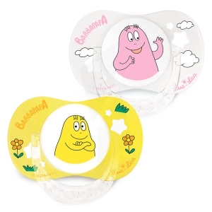 Luc Et Lea Sucette Physiologique 6-18mois Barbapapa B/2