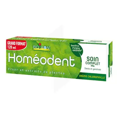 Boiron Homeodent Soin Complet Pâte Dentifrice Chlorophylle T/120ml à BOURG-SAINT-MAURICE