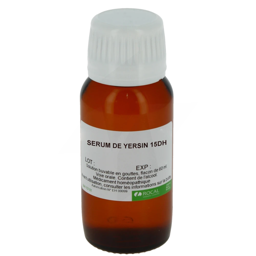 Rocal Serum De Yersin 15dh Solution Buvable En Gouttes Flacon De 60 Ml