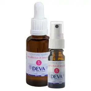 Deva Elixir 5 Vie affective et Sexualité Spray/10ml