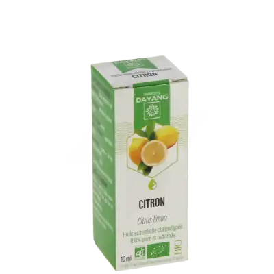 Dayang Huile Essentielle Citron Bio 10ml à CHAMPAGNOLE