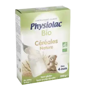 Physiolac Céréales Bio B/200g à Le Dévoluy