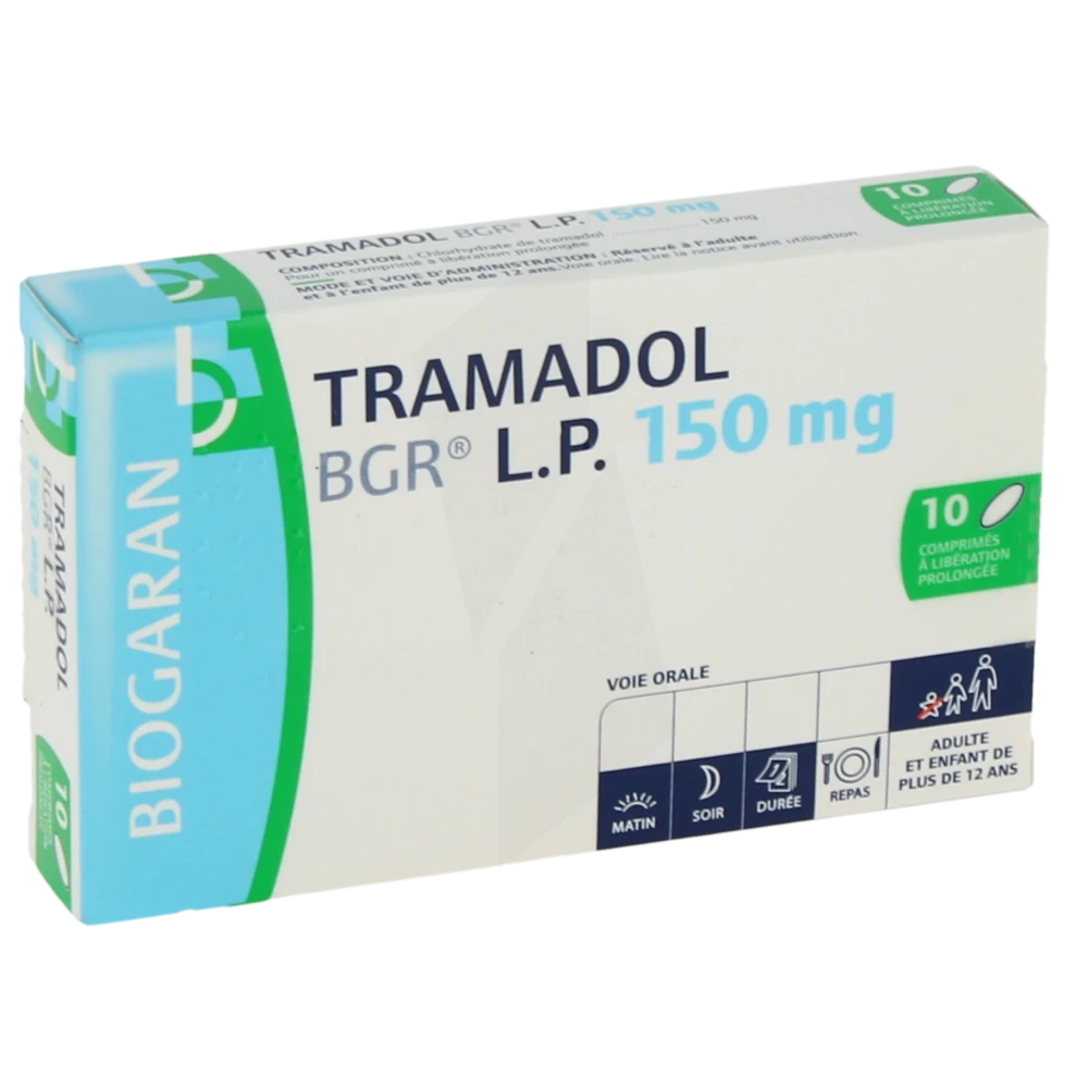 Tramadol Bgr L.p. 150 Mg, Comprimé à Libération Prolongée