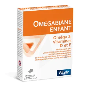 Pileje Omegabiane Enfant Oméga 3 Vitamines D Et E Pastilles Gélifiées B/27
