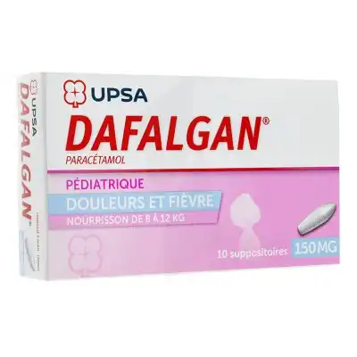 Dafalgan 150 Mg Suppositoires Plq/10 à DIJON