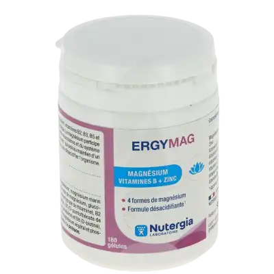 Ergymag Magnésium Vitamines B Gélules B/180 à DAMMARIE-LES-LYS