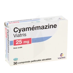 Cyamemazine Viatris 25 Mg, Comprimé Pelliculé Sécable