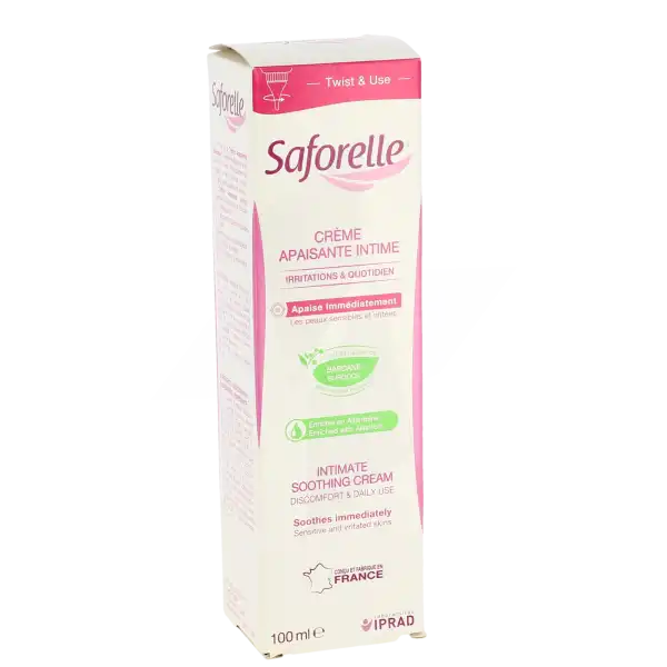 Saforelle Crème Apaisante Intime Irritation & Quotidien T/100ml