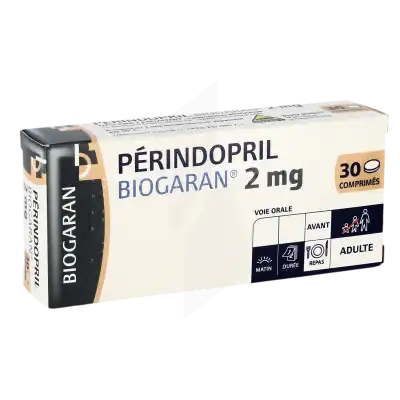 PERINDOPRIL BIOGARAN 2 mg, comprimé