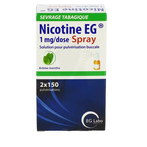 Nicotine Eg 1 Mg/dose, Solution Pour Pulvérisation Buccale