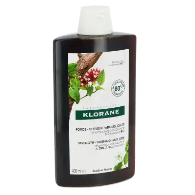 Klorane Capillaire Quinine + Edelweiss Shampooing Fortifiant Bio Fl/400ml à MONTPEZAT-SOUS-BAUZON