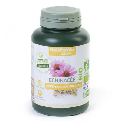 Nat&form Bio Echinacea Bio 200 Gélules Végétales à La Ricamarie