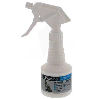 Tick-puss 2,5 Mg/ml Solution Pour Pulverisation Cutanee Au Fipronil Pour Chats Et Chiens, Solution Pour Pulvérisation Cutanée à SAINT-PRYVÉ-SAINT-MESMIN