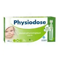 Acheter Physiodose Solution Sérum physiologique 40 unidoses/5ml PE Végétal à Le Teich