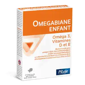 Pileje Omegabiane Enfant Oméga 3 Vitamines D Et E Pastilles Gélifiées B/27 à Bassens