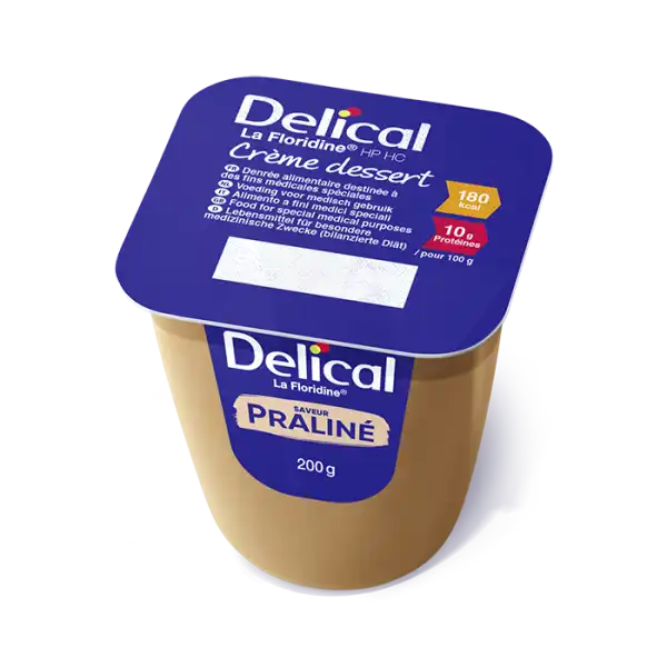 Delical Crème La Floridine Hp Hc Nutriment Praliné 4pots/125g