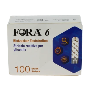 Fora 6 Bandelette Réactive Pour La Glycémie B/100