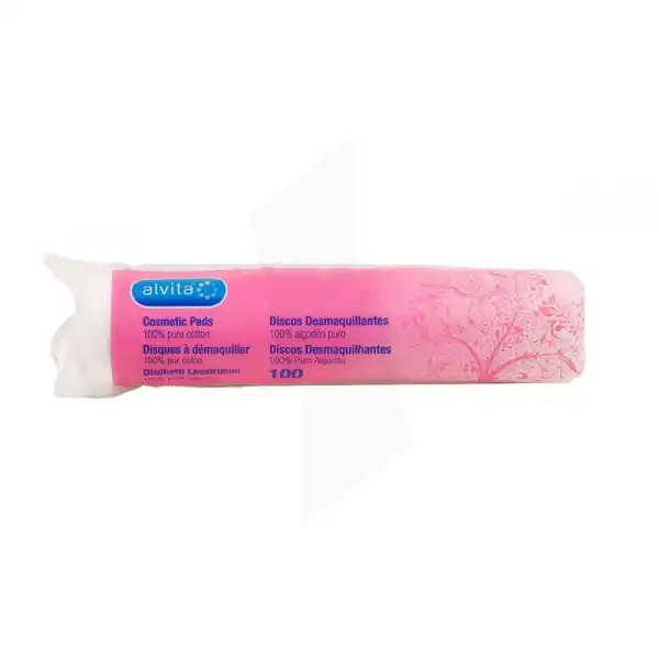 Alvita Coton Démaquillant Disque Sachet/100