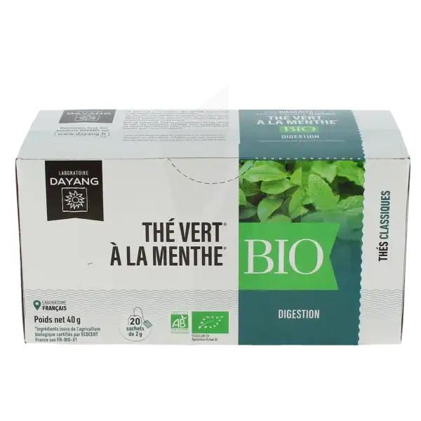 Thé Vert à La Menthe Bio (20)