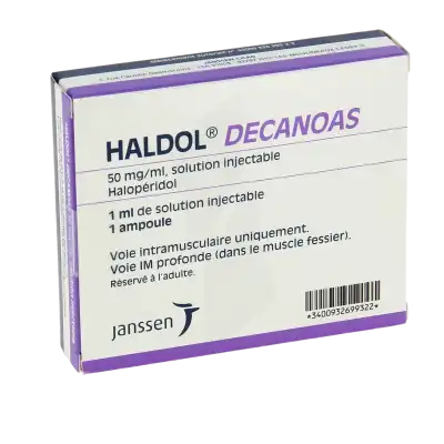 Haldol Decanoas 50 Mg/ml, Solution Injectable à Paris