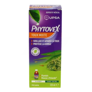 Upsa Phytovex Sirop Toux Mixte Sans Sucre Falcon De 120 Ml