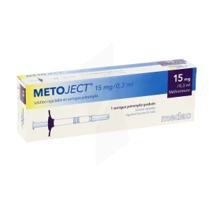 Metoject 15 Mg/0,3 Ml, Solution Injectable En Seringue Préremplie