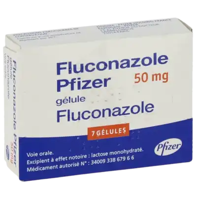 Fluconazole Pfizer 50 Mg, Gélule à Ris-Orangis