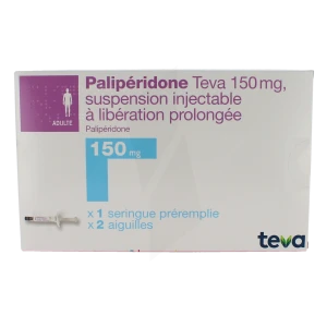Paliperidone Teva 150 Mg, Suspension Injectable à Libération Prolongée
