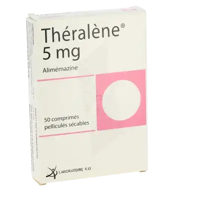 THERALENE 5 mg, comprimé pelliculé sécable
