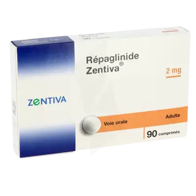 Repaglinide Zentiva 2 Mg, Comprimé à Casteljaloux