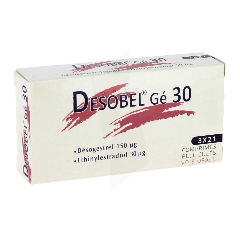 Desobel 150 Microgrammes/30 Microgrammes, Comprimé