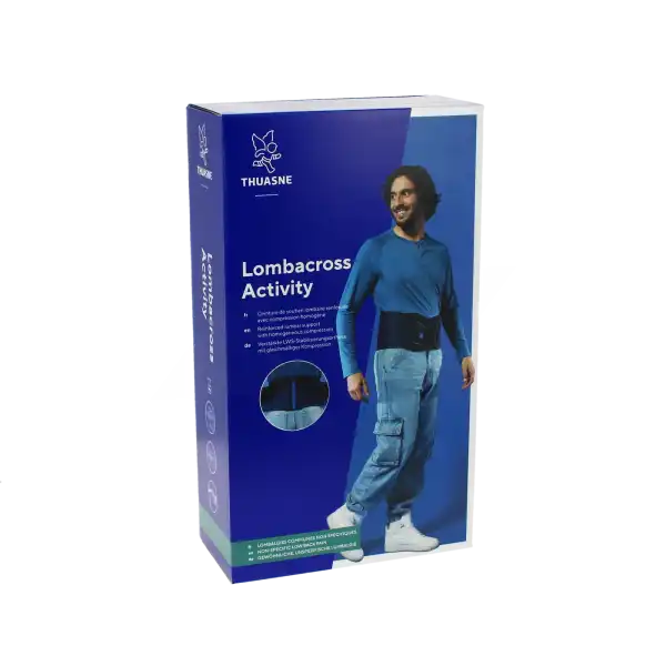Thuasne Lombacross Activity Ceinture Lombaire Hauteur 26cm Taille 3