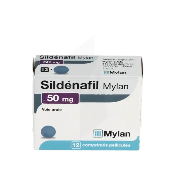 Sildenafil Viatris 50 Mg, Comprimé Pelliculé