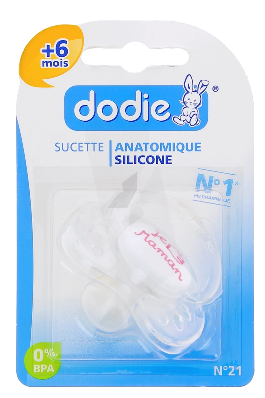 Pharmacie de Guethary - Parapharmacie Sucette Dodie Anatomique Silicone 6  Mois + - GUETHARY