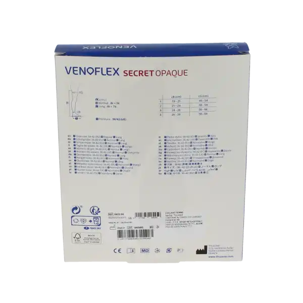 Venoflex Secret 2 Collant Opaque Femme Noir T3n