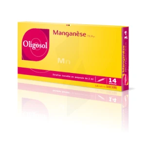 Manganese Oligosol, Solution Buvable En Ampoule
