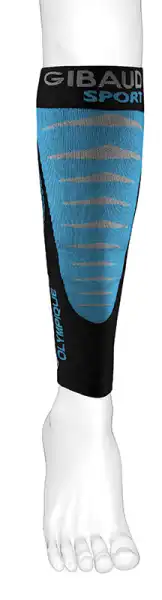 Gibaud  - Molletiere De Compression Sportive -  Bleu- Taille 1