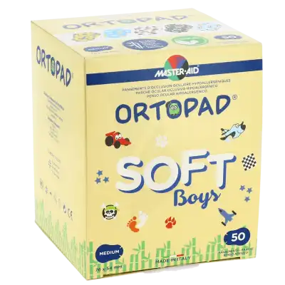 Ortopad Soft Boys Pans Ophtalmique MÉdium 2-5ans B/50 à CUISERY