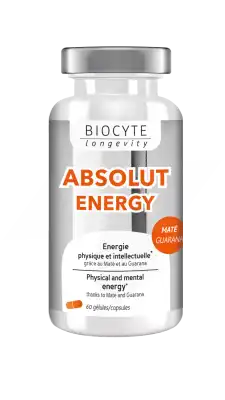 Biocyte Absolut Energy Gélules B/60 à Beaujeu-Saint-Vallier-Pierrejux-et-Quitteur