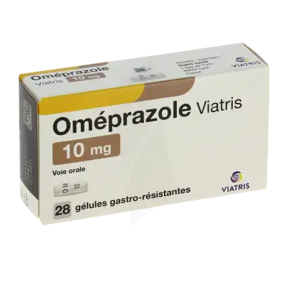 Omeprazole Viatris 10 Mg, Gélule Gastro-résistante à Paris