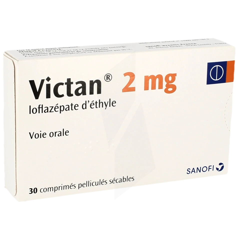 Victan 2 Mg, Comprimé Pelliculé Sécable