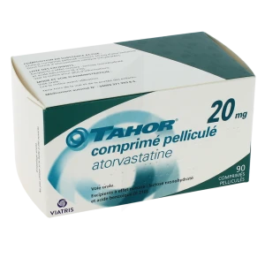 Tahor 20 Mg, Comprimé Pelliculé