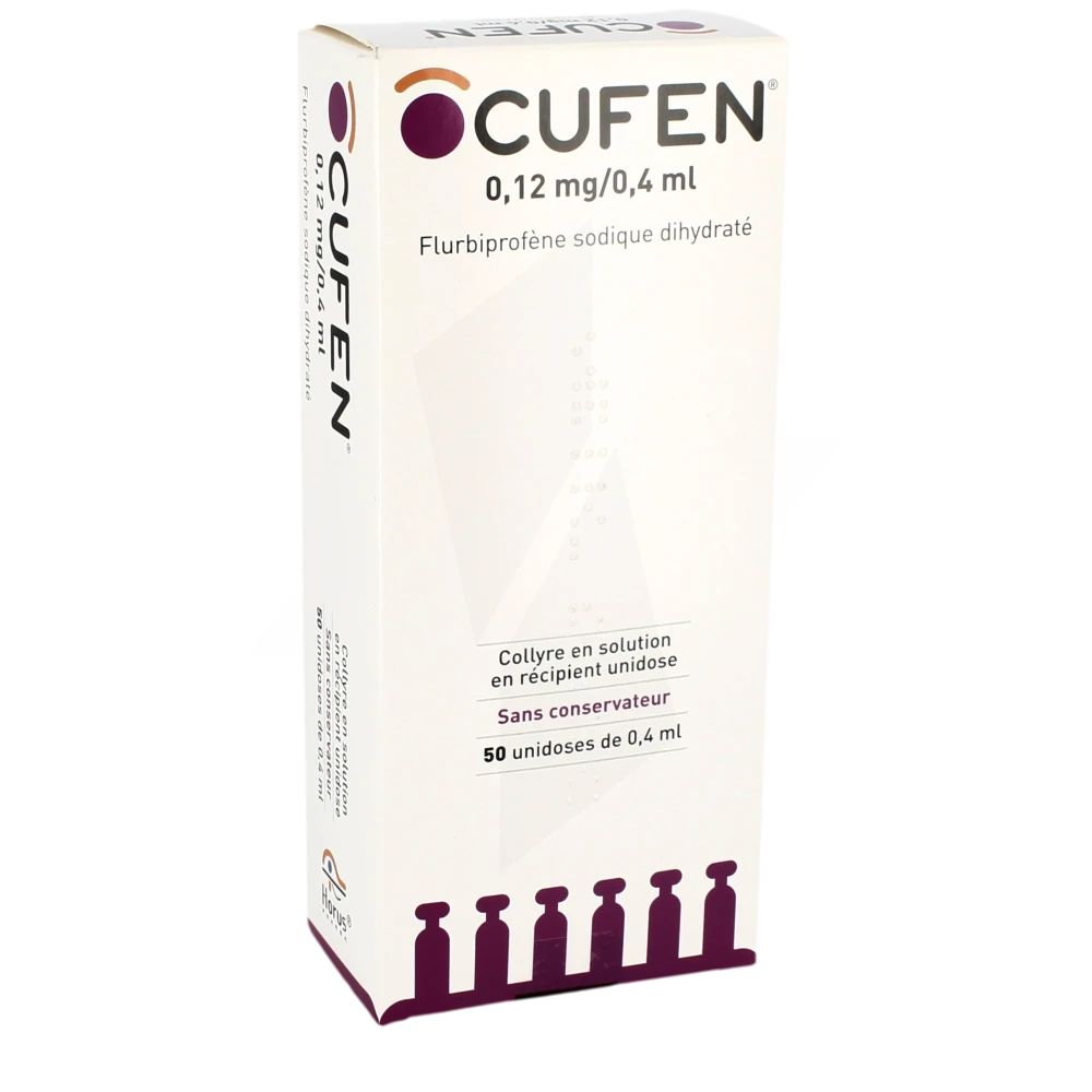 Ocufen 0,12 Mg/ 0,4 Ml, Collyre En Récipient Unidose