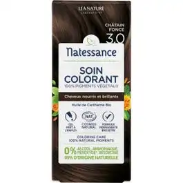 Natessance Soin Colorant Gel 100% Pigments Végétaux Châtain Foncé 3.0 T/150ml à LE PIAN MEDOC