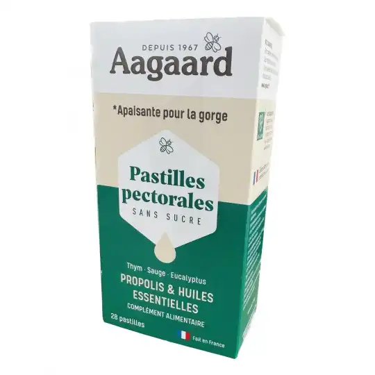 Aagaard Pastilles Pectorales Pastilles B/28