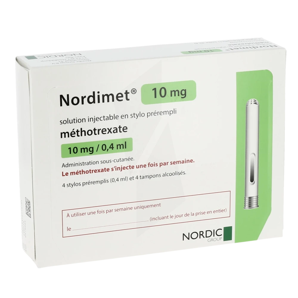 Nordimet 10 Mg, Solution Injectable En Stylo Prérempli