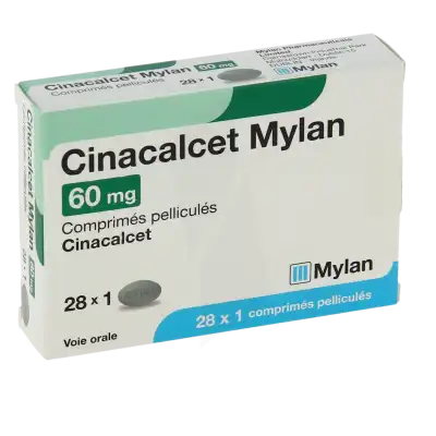 Cinacalcet Mylan 60 Mg, Comprimé Pelliculé à LIEUSAINT