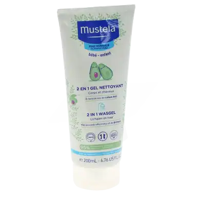 Mustela Bébé Enfant Gel Nettoyant 2 En 1 à L'avocat Bio T/200ml à Touques