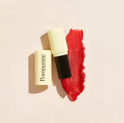 Pomponne Rouge à lèvres hydratant semi-mat Rouge Coquelicot T/4g