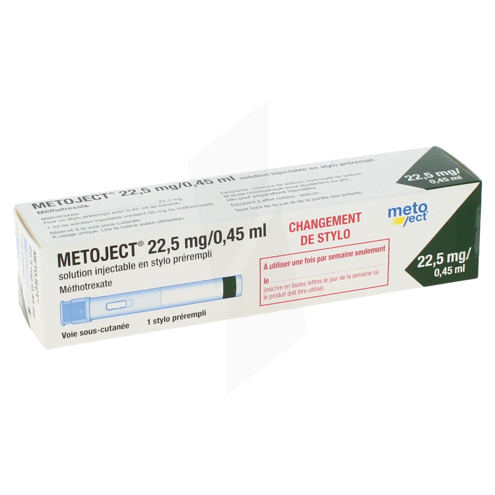 Metoject 22,5 Mg/0,45 Ml, Solution Injectable En Stylo Prérempli